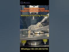 टंगस्टन कार्बाइड सीटेड बॉल वाल्व - यांत्रिक दबाव प्रक्रिया
