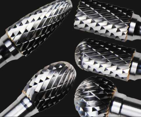 बॉल बेयरिंग मशीन रोटरी टंगस्टन कार्बाइड बर कोन ट्री शेप वियर रेजिस्टेंस