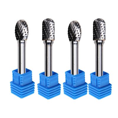 लचीला दस्ता लंबा 1/4 शंक सेट रोटरी कार्बाइड रोटरी गड़गड़ाहट एफ एसएफ प्रकार