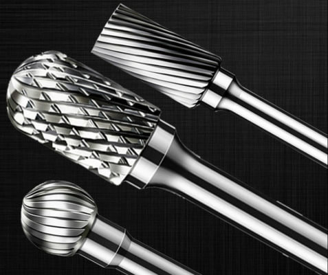 बॉल बेयरिंग मशीन रोटरी टंगस्टन कार्बाइड बर कोन ट्री शेप वियर रेजिस्टेंस