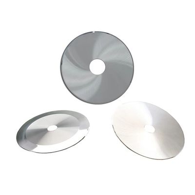 सिगरेट उत्पादन लाइनों तंबाकू प्रसंस्करण मशीनों डिस्क ब्लेड के लिए सीमेंटेड टंगस्टन परिपत्र गोल चाकू ब्लेड