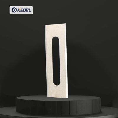 कस्टम सीमेंटेड टंगस्टन कार्बाइड मिश्र धातु रासायनिक फाइबर स्लॉटिंग पोजिशनिंग ब्लेड फैब्रिक फिल्म स्लिटिंग इंडस्ट्रियल मशीन चाकू