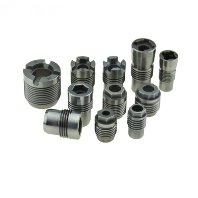 0.6-0.8 μm अनाज का आकार टंगस्टन कार्बाइड नोजल YG8 ग्रेड 8mm PDC ड्रिलिंग उपकरण के लिए