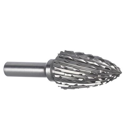 बॉल बेयरिंग मशीन कार्बाइड रोटरी बूर कोन ट्री शेप वियर रेसिस्टेंस