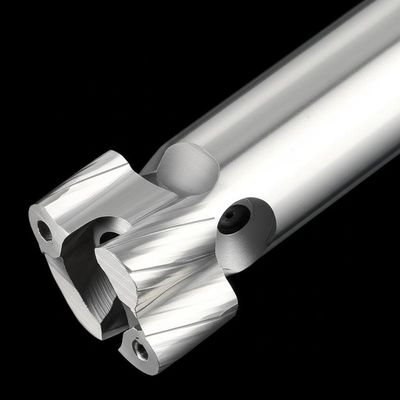 एचआरसी 45 रिवर्स बांसुरी कार्बाइड फिनिशिंग एंड मिल कटर 40 मिमी 16 मिमी शंकु प्रकार: