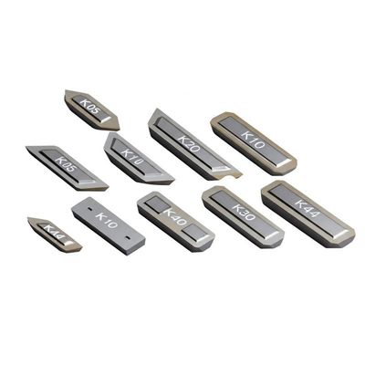 K05 K10 K20 K30 K40 टंगस्टन कार्बाइड ब्रेज़्ड टिप्स मल्टी-ब्लेड्स सॉ के लिए: