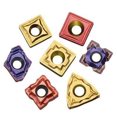 सीवीडी / पीवीडी कोटिंग कार्बाइड सीएनसी इन्सर्ट सीएनसी कटिंग मेटलवर्किंग टूल