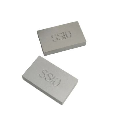 कस्टमाइज्ड YG8 मिश्र धातु टंगस्टन कार्बाइड ब्रेज़्ड टिप्स घनत्व 14.75 ग्राम/सेमी³ कठोरता 90.0 HRA और TRS 3200 Mpa के साथ