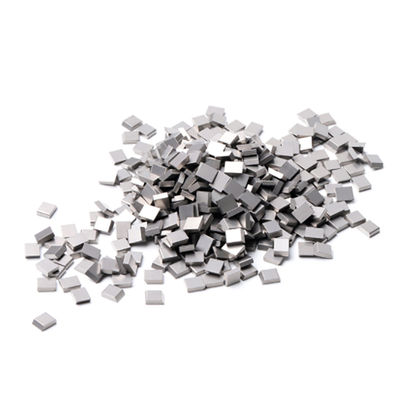 पत्थर काटने के लिए कठोरता YG8 संपीड़न प्रतिरोध और वर्गाकार आकार के साथ अनुकूलित टंगस्टन कार्बाइड ब्रेज़्ड टिप्स