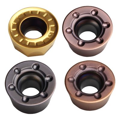 इलेक्ट्रॉनिक विनिर्माण में सटीक तांबे प्रसंस्करण के लिए सुपर हार्ड सामग्री और 11° कोण के साथ आरपीएमवी सीएनसी सम्मिलन