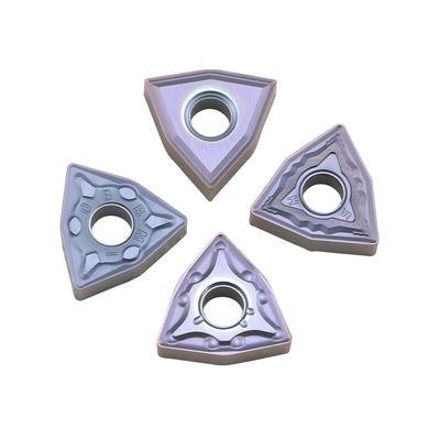 इलेक्ट्रॉनिक उद्योग में परिशुद्धता मशीनिंग के लिए पीवीडी कोटिंग के साथ उच्च प्रदर्शन WNMG सीएनसी आवेषण