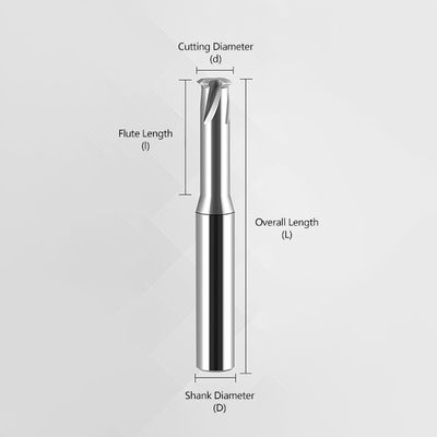 एम2, एम3, एम4, एम6 के लिए एकल-दांत डिजाइन के साथ सिंगल-थ्रेड फ्राइंग कटर कॉपर, एलॉय स्टील, साधारण स्टील, कास्ट आयरन में धागे