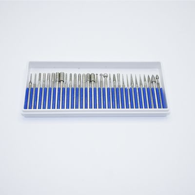 30 विभिन्न आकार उच्च परिशुद्धता उच्च कठोरता कार्बाइड रोटरी बर्र टंगस्टन कार्बाइड बर्र सेट