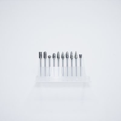 धातु मशीनिंग के लिए एन प्रकार के उलटा शंकु उच्च परिशुद्धता कार्बाइड रोटरी Burr