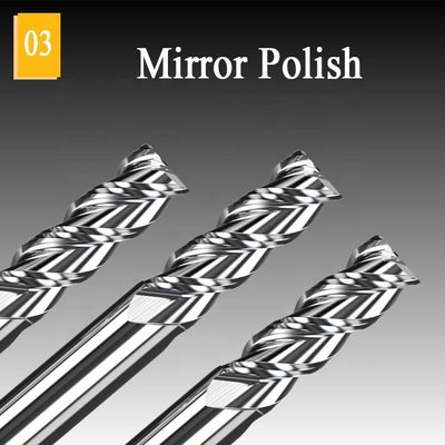 1 मिमी सीएनसी टंगस्टन कार्बाइड एंड मिल Hrc55 एल्यूमिनियम एंड मिल मिल्स कट टूल: