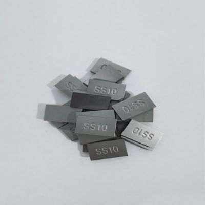 K20 टंगस्टन कार्बाइड ब्रेज़्ड टिप्स SS10 पत्थर काटने के लिए