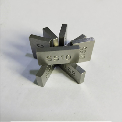 20x12x3 15x10x5 टंगस्टन कार्बाइड ब्रेज़्ड टिप्स SS10 खदान पत्थर के लिए